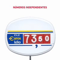 CARTEL PORTA PRECIO