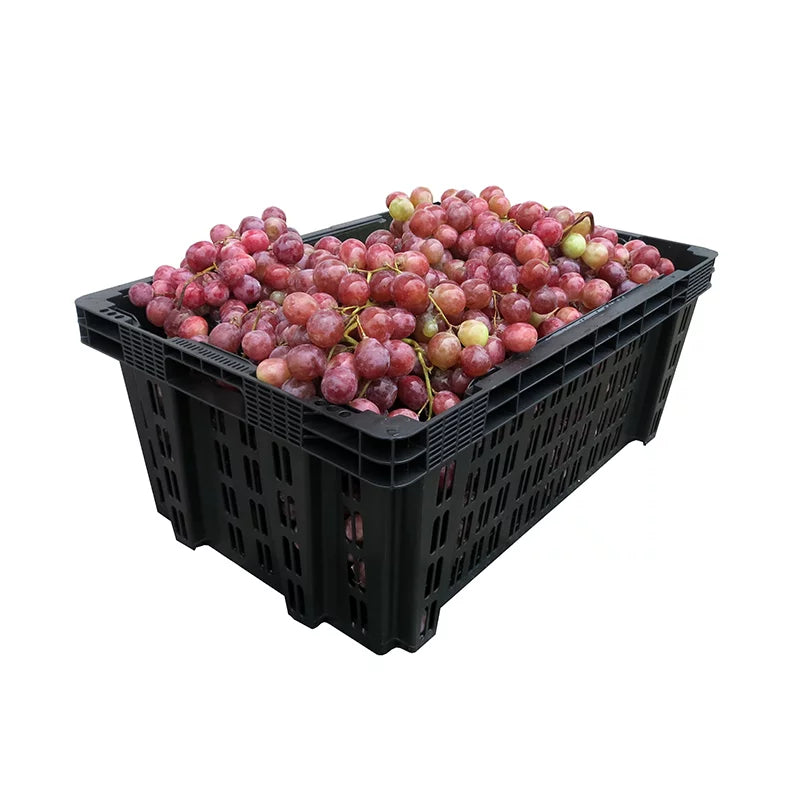 Cesta para la manipulación, transporte y almacenamiento de una amplia variedad de productos. Gran capacidad, resistencia y ligereza, aptas para todo tipo de usos. Dos posiciones: una para encajar (altura de tan solo 4 cm) y otra para apilado.