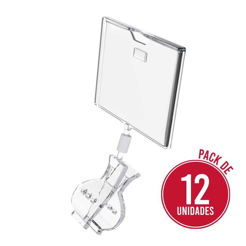 CAJETÍN PORTA ETIQUETA CON PINZA  - Desde 30.12€! Disponible ahora en ProxyMarket