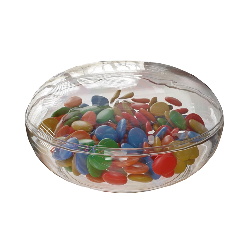 Caja redonda para venta de caramelos Proxymarket