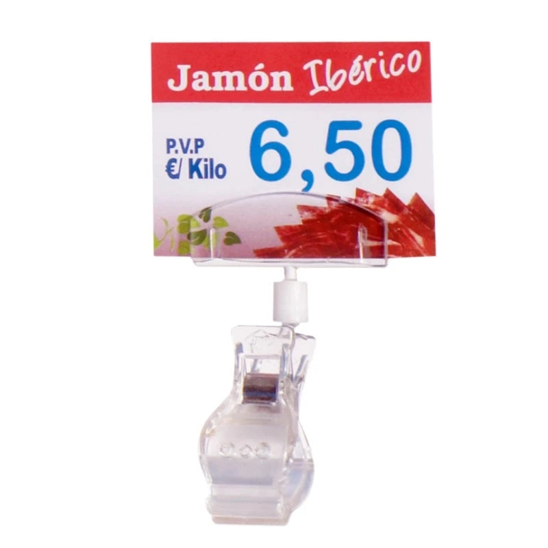 Soportes indicadores de precios